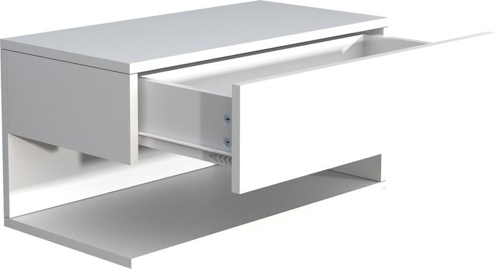 Image du produit VCM Tiroir mural en bois Table de chevet murale Tiroir Console Table de chevet Usal XL 60 cm (60 x 32 x 30 cm)