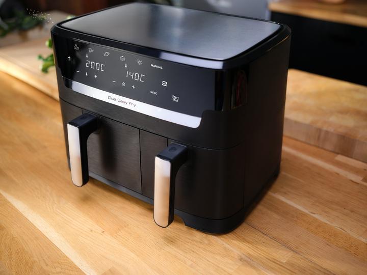 Produktbild Tefal EY9018 Dual Easy Fry Doppelkammer Heissluftfritteuse