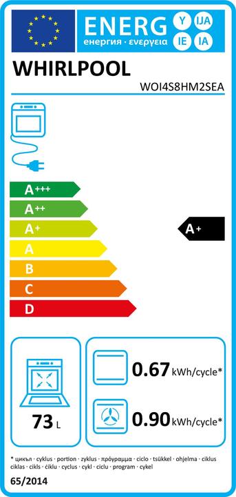 Energy Label Whirlpool WOI4S8HM2SEA