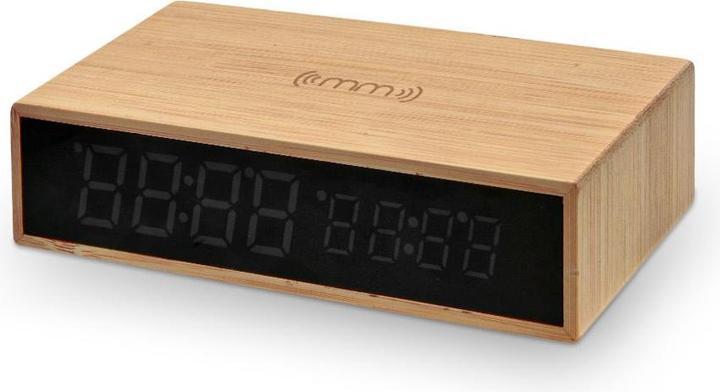 Produktbild Mikamax Bamboo Wireless Charger Clock (15 W)
