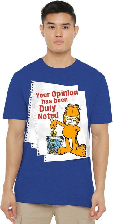 Actual product image Garfield Unisex Adult Duly Noted T-Shirt (M)