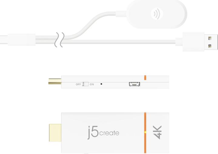 Produktbild j5Create Screencast 4K wireless Display (0.10 m, HDMI)