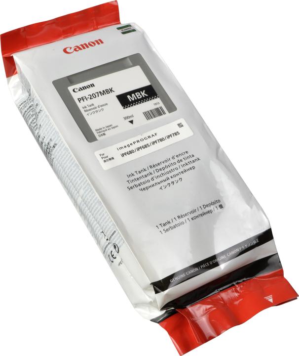 Actual product image Canon Pfi-207mbk (MBK)