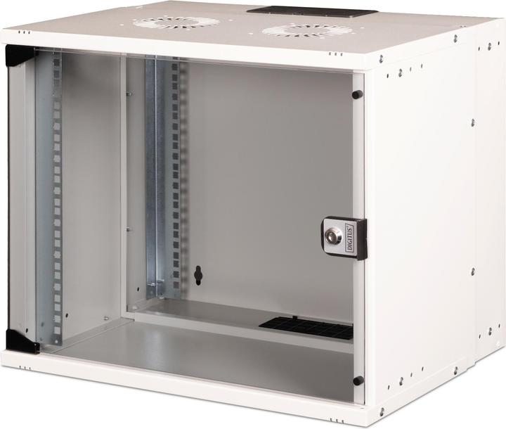 Produktbild Digitus 19" 9HE Wandgehäuse, SOHO PRO 459 x 540 x 400 mm, grau (9 HE, 19 Zoll Rack)
