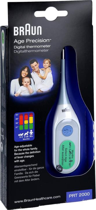 Actual product image Braun Prt 2000 (Armpit, Mouth, Rectal)