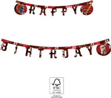 Procos Buchstabenkette Happy Birthday Lego Ninjago