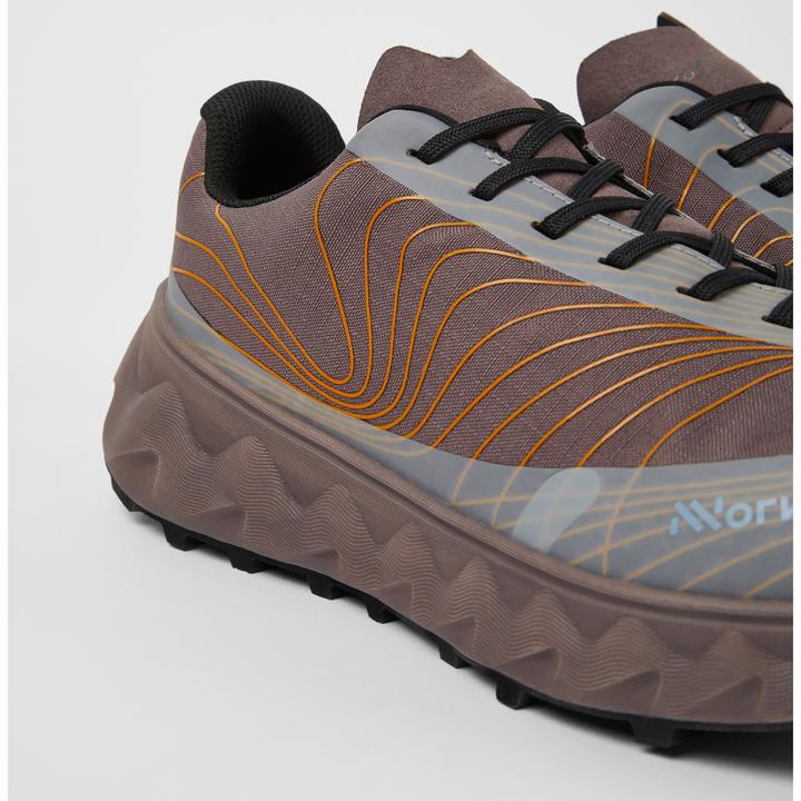 Actual product image Nnormal Tomir WP Shoe Purple/Orange (45 1/3)