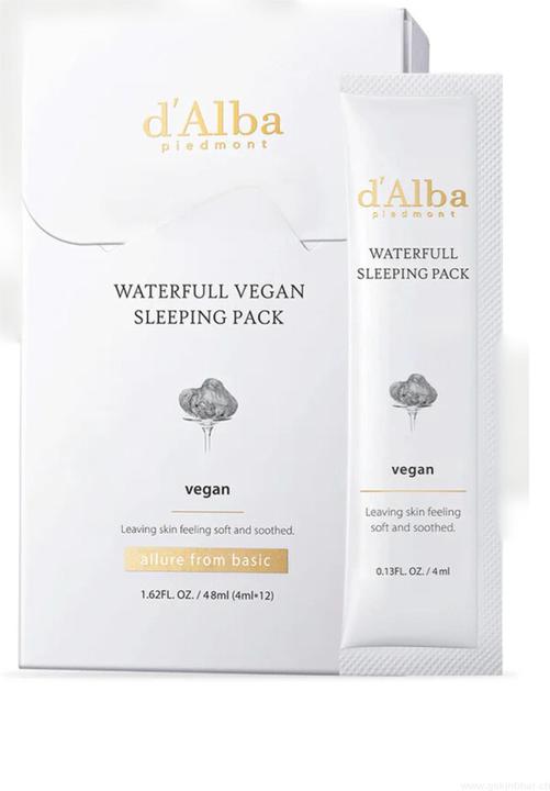 Produktbild d'Alba Italian White Truffle Waterfull Vegan Sleeping Pack (80 ml)