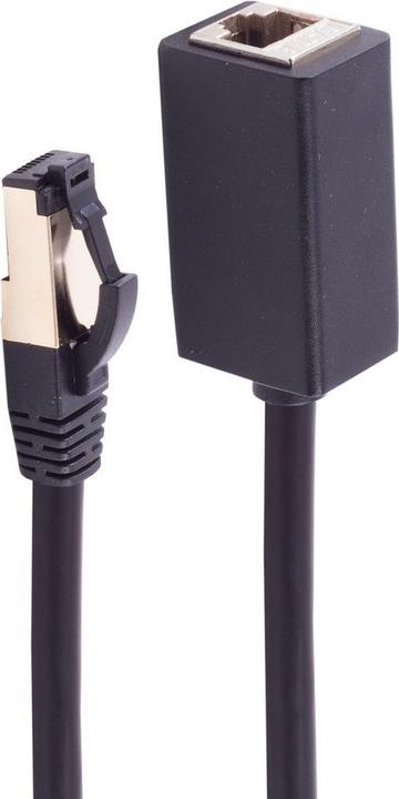 Produktbild Shiverpeaks ®-BASIC-S--Netzwerk-RJ45 Patchkabel-Verlängerung Cat. 8.1 LSZH schwarz 0,5m (F/FTP, CAT8.1, 0.50 m)