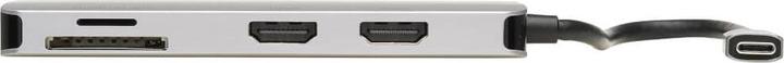 Produktbild Eaton USB-C Dock Dual Display - 4K 60Hz HDMI USB 3.2 Gen 1 USB-A Hub Memory Card 100W PD C (USB-C, 2 Ports)