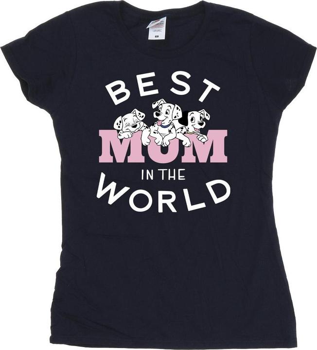 Immagine prodotto Disney 101 Dalmatians Best Mum In The World Maglietta Donna (L)