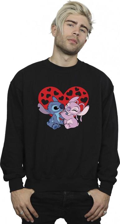 Immagine prodotto Disney Lilo & Stitch Hearts Felpa Uomo (L)