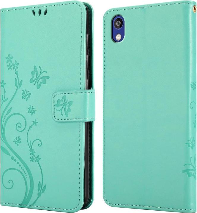 Actual product image Cadorabo Flower Book Cover (Huawei Y5 (2019), Honor 8s)