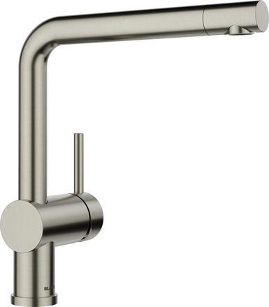 Immagine prodotto Blanco LINUS satin platinum | Alta pressione | Valvola di non ritorno | Cartuccia in ceramica |