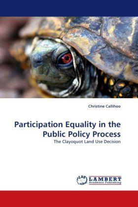 Actual product image Participation Equality in the Public Policy Process (German, Christine Callihoo, 2010)