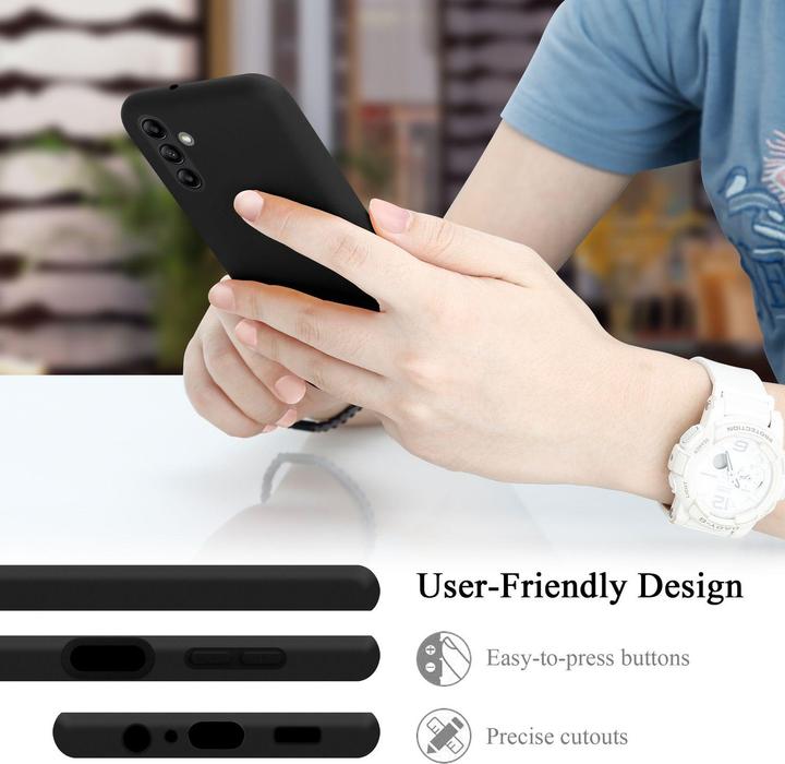 Actual product image Cadorabo Bumper TPU Liquid Silicone Case (Samsung Galaxy A04S)
