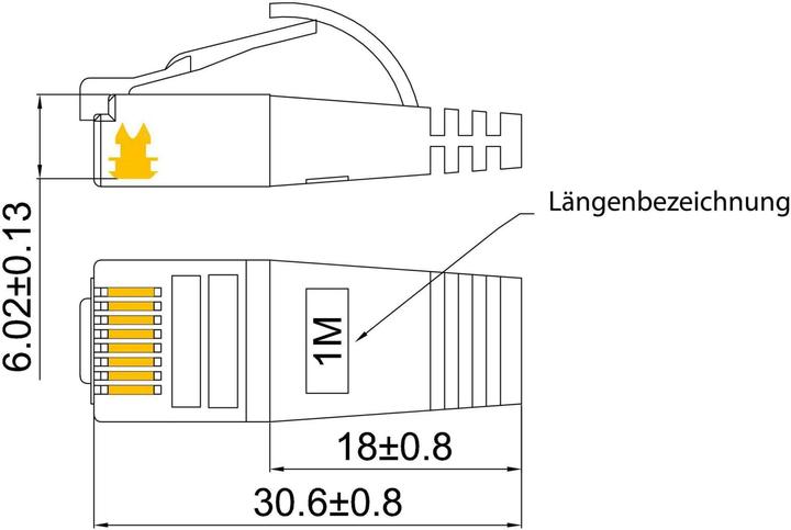 Produktbild Wirewin Netzwerkkabel (F/FTP, CAT6, 5 m)