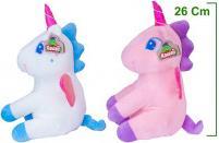Produktbild Maro Kawaii Plüsch-Einhorn sitzend 2-fach sortiert 26cm (26 cm)