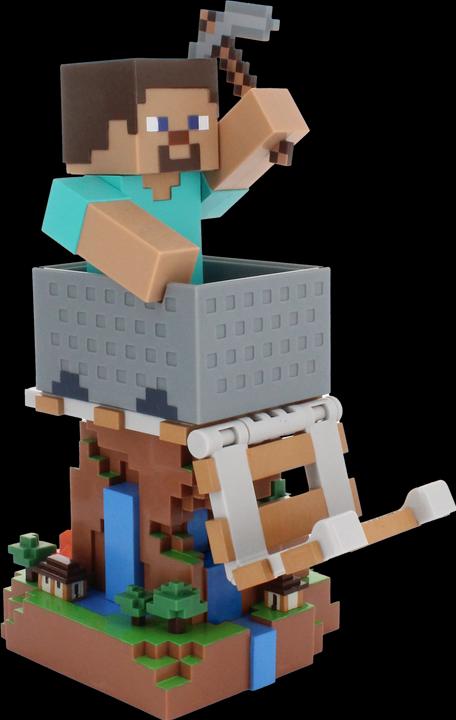Actual product image Exquisite Gaming Cable Guys R.E.S.T - Minecraft - Steve Support pour Téléphone et Manette (PS5)