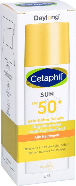 Produktbild Daylong Cetaphil sun SPF 50+ Multi-Schutz-Fluid Gesicht, 50 ml Lotion (Sonnenlotion, SPF 50+, 50 ml)