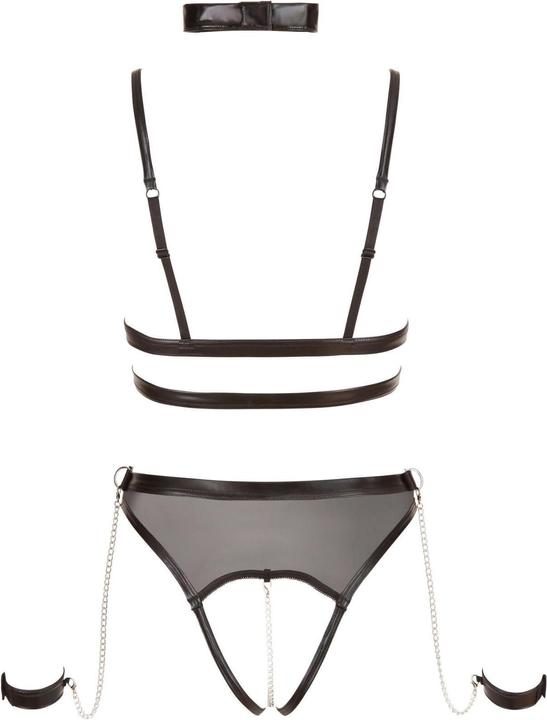Productafbeelding Cottelli Collection Ouvert lichaam met kettingen (L)