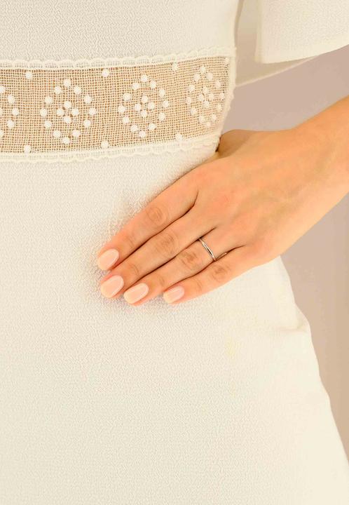 Actual product image Muau Wedding ring (64, 950 Platinum)