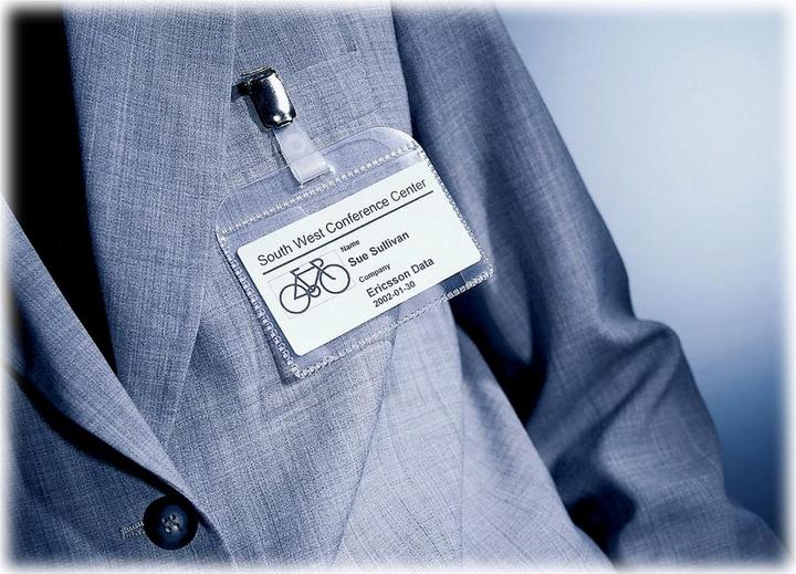 Actual product image Dymo S0722560 Blank name badges