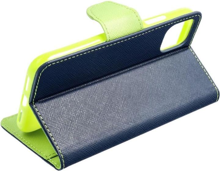 Produktbild Fancy Book Book case OEM case for SAMSUNG S24 Plus navy / lime (Samsung Galaxy S24+)
