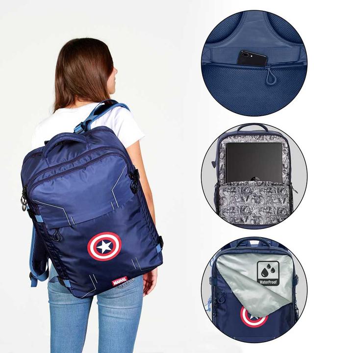 Produktbild Karactermania Large Mercury Travel Backpack 47x23x33cm Gears