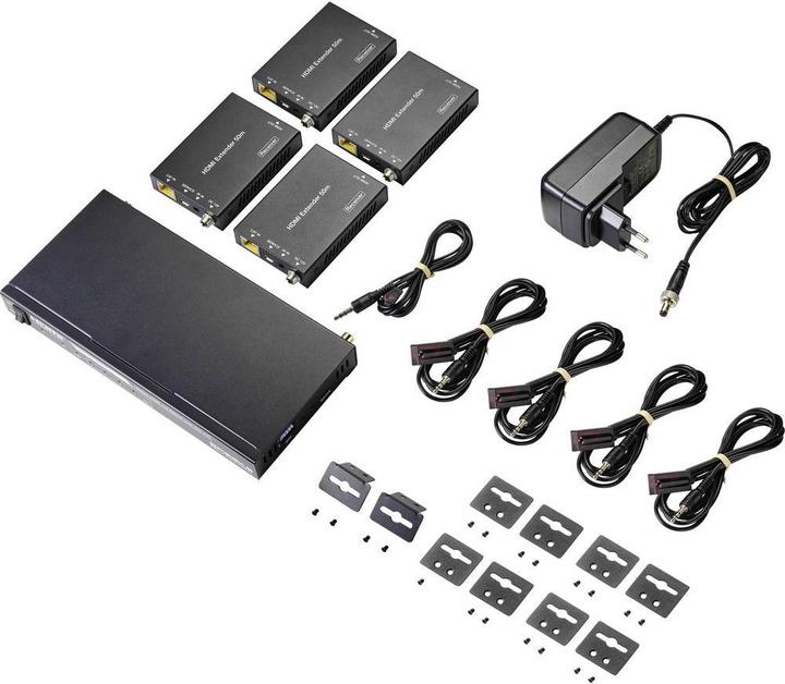 Actual product image SpeaKa Professional SP-HDS-700 HDMI® HDMI Extender over Network Cable RJ45 50m (Extender)