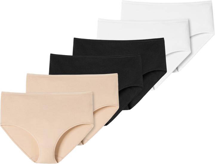 Actual product image Schiesser Pack of 6 95/5 Organic Midi Briefs (36, S, pack of 6)
