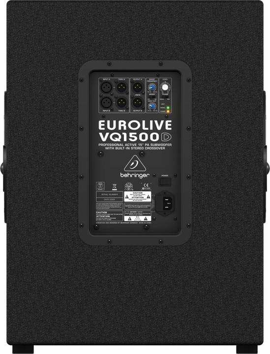 Immagine prodotto Behringer Eurolive VQ1500D (Subwoofer attivo, 1 pz., 1x 500 W)
