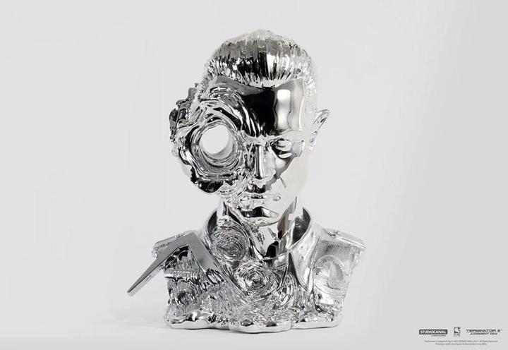 Image du produit Purearts TERMINATOR - T-1000 Liqu. Metal Mask - Statuette compatible '29x36x44cm
