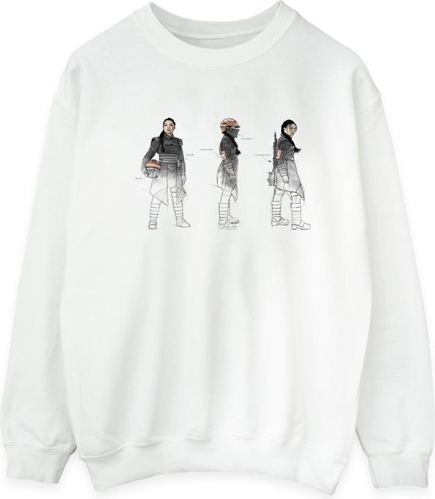 Actual product image Star Wars Mens The Book Of Boba Fett Fennec Painted Concept Sweatshirt (XXL)