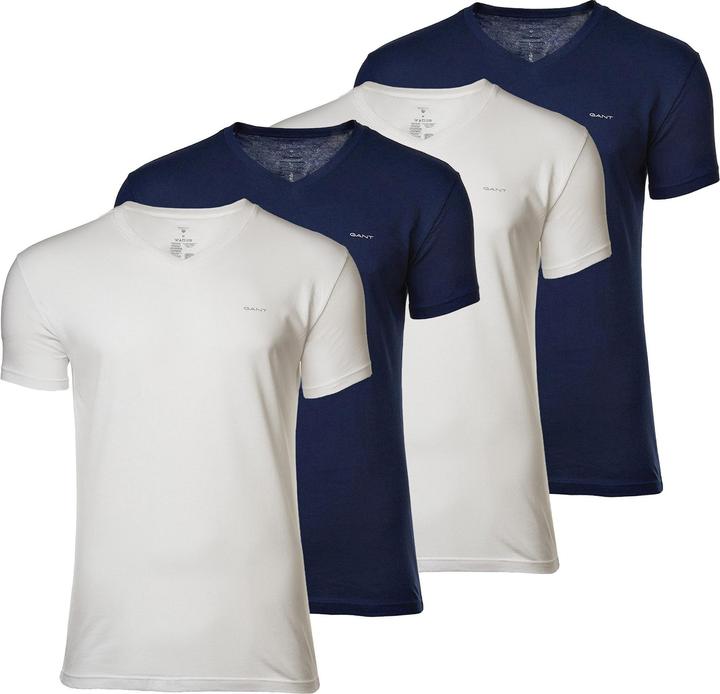 Marineblau/Weiss