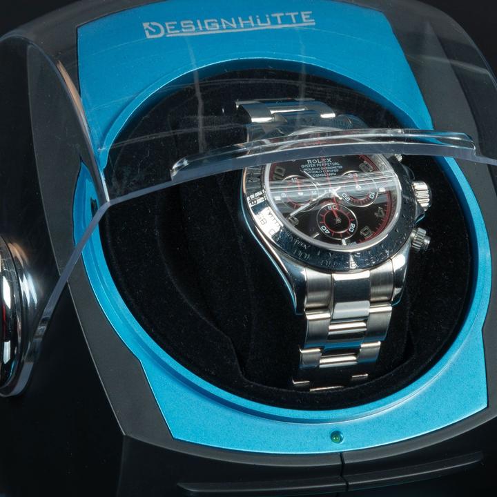 Immagine prodotto Designhütte Watchwinder Space - Blu (1 x)