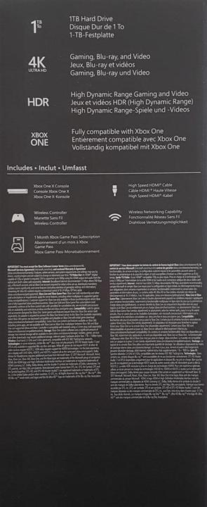 Actual product image Microsoft Xbox One X