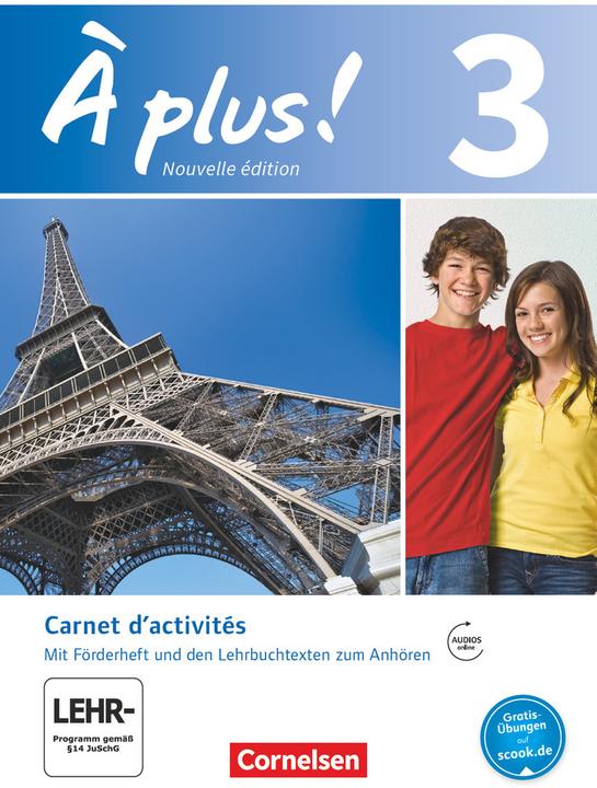 Immagine prodotto À plus! 3. Nouvelle édition. Carnet d'activités (Tedesco, Francese, Catherine Jorissen, Caterina Mann-Grabowski, 2014)