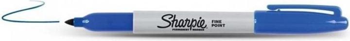 Actual product image Paper Mate Permanent marker sharpie, fine, round, blå (Blue, 0.90 mm, 1 x)