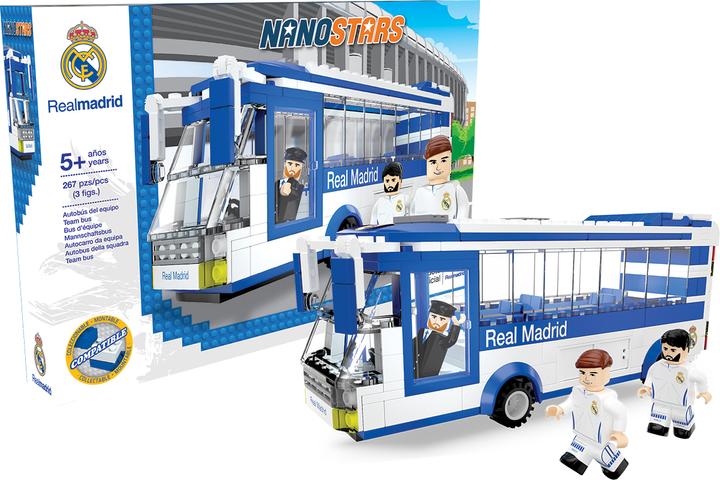 Produktbild Nanostars Real Madrid Team Bus Bausatz 267-teilig