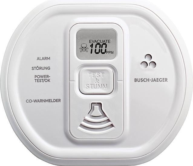 Produktbild Busch-Jaeger CO-Alarm 6839/01-84 Lithium vern.