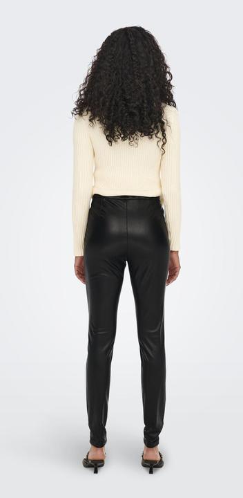 Actual product image Only Zip Faux Leather Trousers (XXS)
