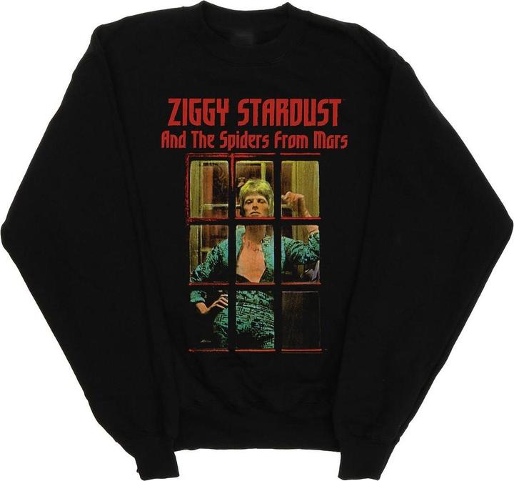 Actual product image David Bowie Mens Ziggy Stardust Spider Sweatshirt (M)