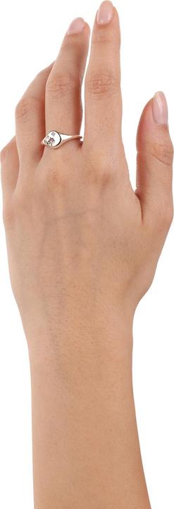 Actual product image S.Oliver Rings for ladies, 925 sterling silver, cubic zirconia synth. (58, 925 Silver)