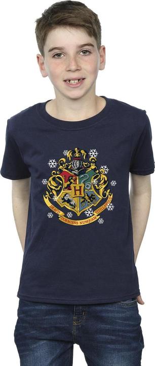 Actual product image Boys Christmas Crest T-Shirt (116)