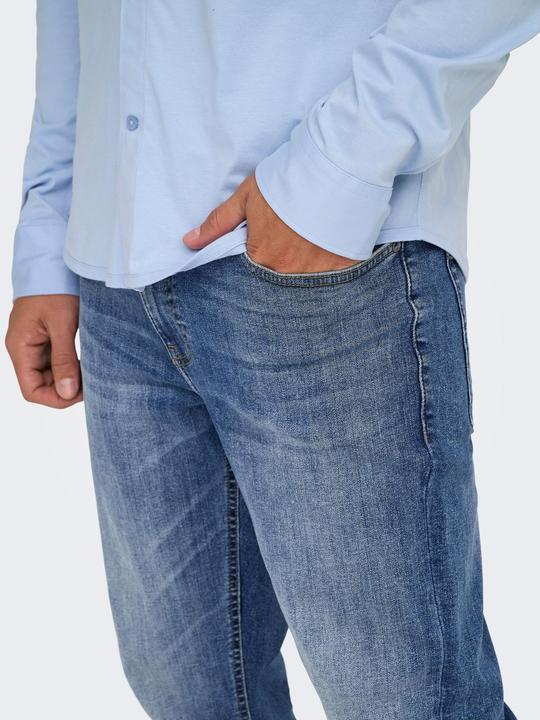 Immagine prodotto Only & Sons ONSWEFT Mittlere Taille Normal geschnitten Jeans Slim Fit Jeans (34)