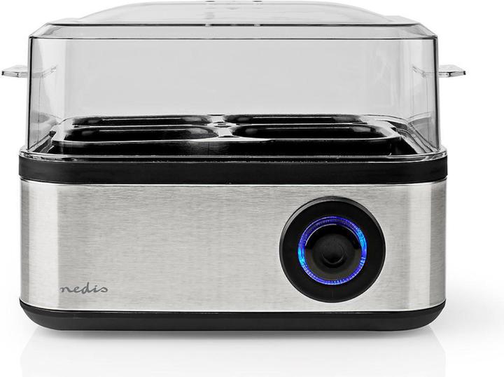 Image du produit Nedis KAEB130EAL - Vařič na Vejce | 8 ks | 3 fáze | miska | 500 Wattů (Prise UE)