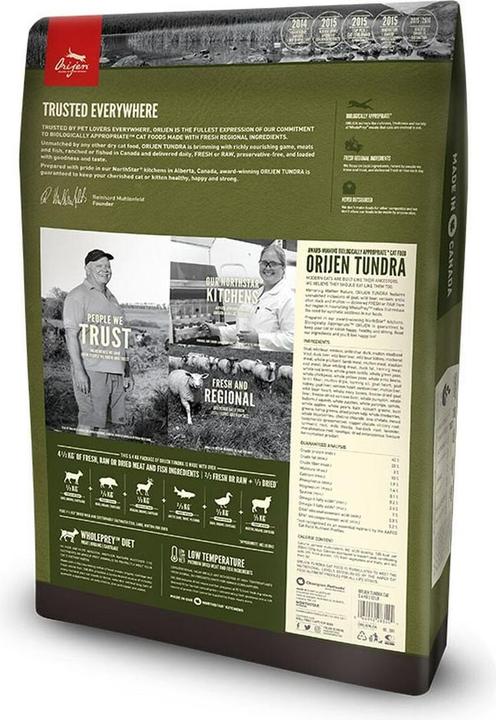 Produktbild Orijen Cat Tundra (Senior, 1 Stk., 1800 g)