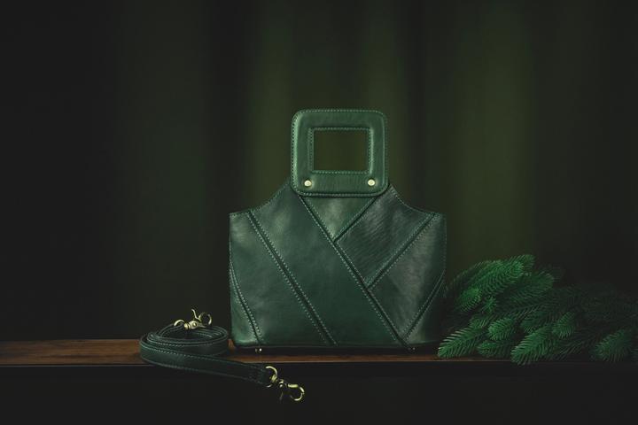 Produktbild Only-Bags.Store Lederhandtasche, Umhängetasche, Top Handle Bag, Weihnachtsgeschenk