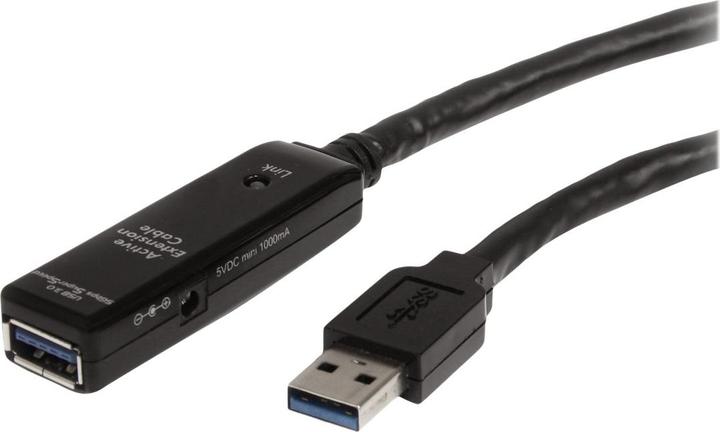 Produktbild StarTech 5 m aktives USB 3.0 Verlängerungskabel - Stecker/Buchse - USB 3.0 SuperSpeed Kabel Verlängerung (5 m, USB 3.0)